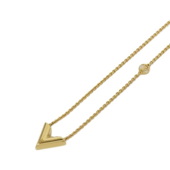 LOUIS VUITTON Gold Necklace